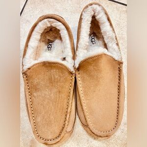 UGG Men's Ascot Suede Shearling-Lined Slip-Ons